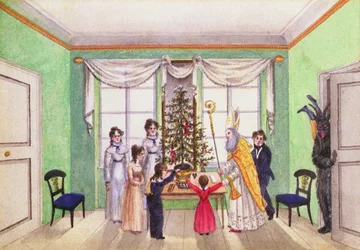 Krampus e San Nicola dal diario di Carl Baumann scritto 1813-25